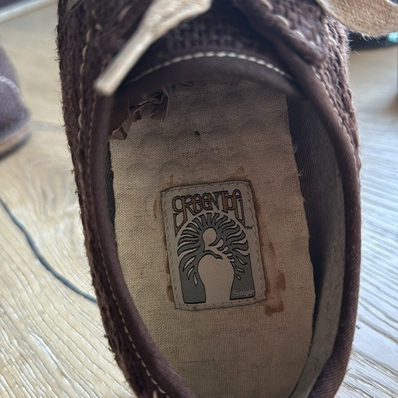 Simple Hemp Canvas Sneaker Womens 10.5 Brown Skater 90s Y2k Lace Up Eco Beach - Picture 4 of 10